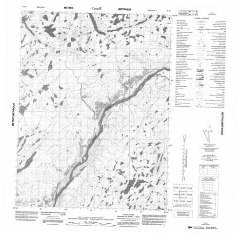 No Title Topographic Paper Map 056M07 at 1:50,000 scale