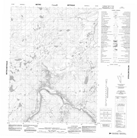 No Title Topographic Paper Map 056M09 at 1:50,000 scale
