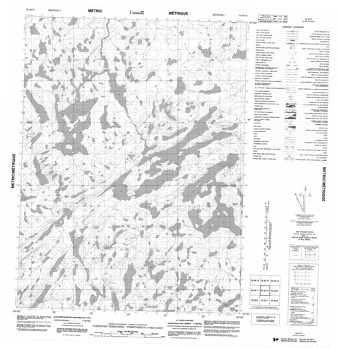 No Title Topographic Paper Map 056M10 at 1:50,000 scale