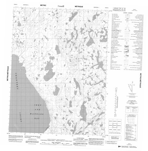 No Title Topographic Paper Map 056M11 at 1:50,000 scale