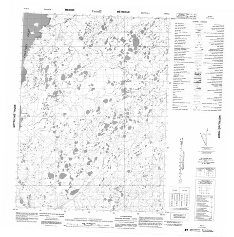 No Title Topographic Paper Map 056M14 at 1:50,000 scale