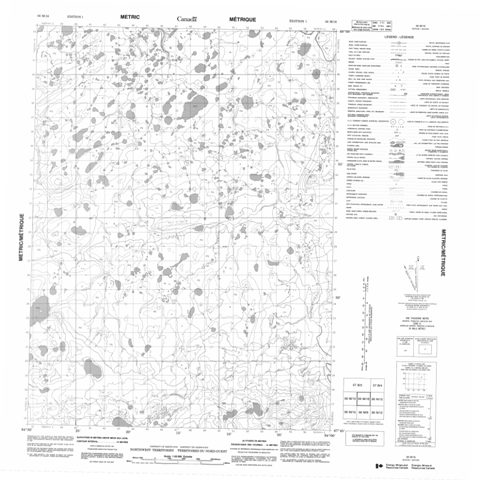 No Title Topographic Paper Map 056M16 at 1:50,000 scale