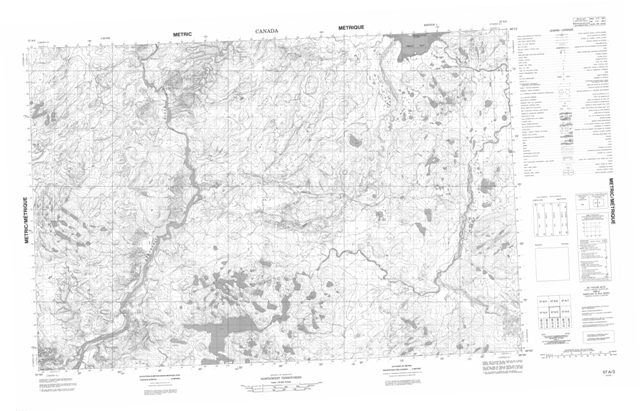 No Title Topographic Paper Map 057A03 at 1:50,000 scale