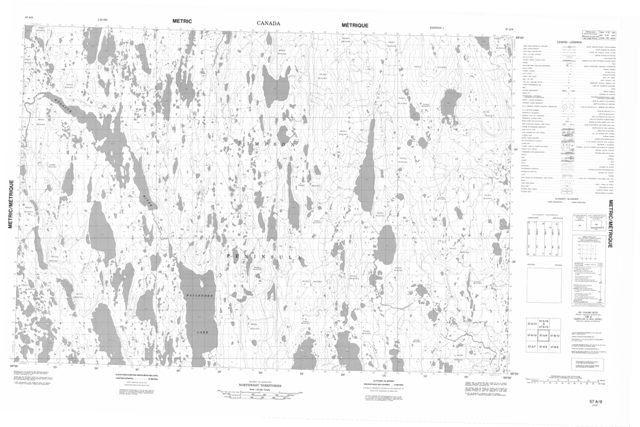 No Title Topographic Paper Map 057A09 at 1:50,000 scale