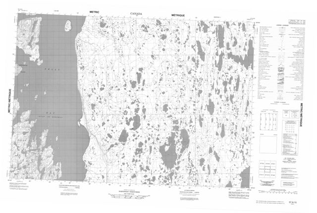 No Title Topographic Paper Map 057A15 at 1:50,000 scale