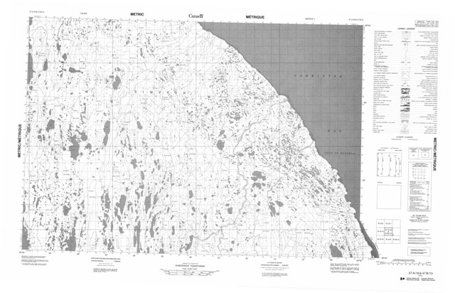 No Title Topographic Paper Map 057A16 at 1:50,000 scale