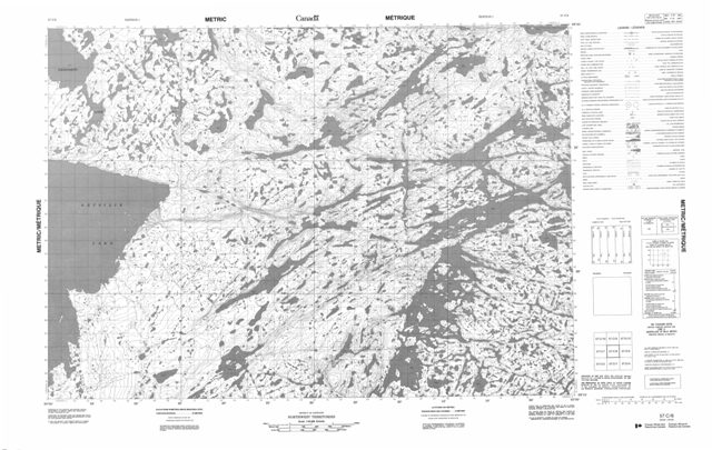 No Title Topographic Paper Map 057C08 at 1:50,000 scale