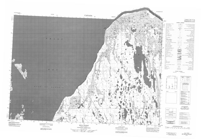 Hill Point Topographic Paper Map 057D02 at 1:50,000 scale