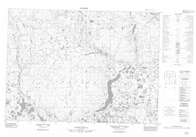No Title Topographic Paper Map 057F03 at 1:50,000 scale