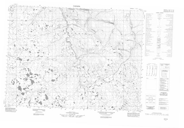 No Title Topographic Paper Map 057F05 at 1:50,000 scale