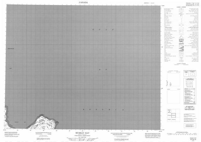 Murray Bay Topographic Paper Map 057G15 at 1:50,000 scale