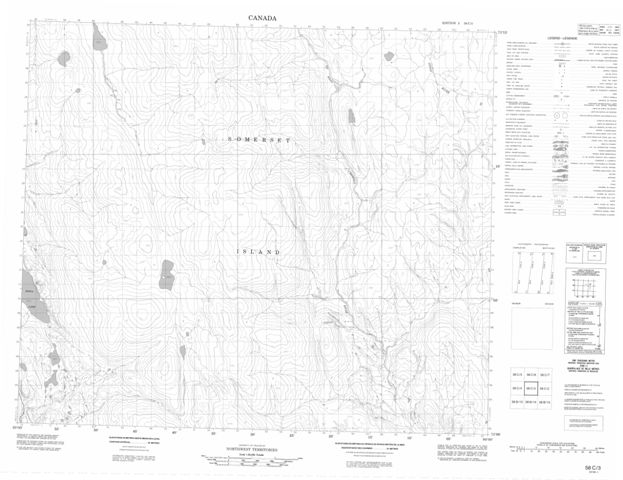 No Title Topographic Paper Map 058C03 at 1:50,000 scale