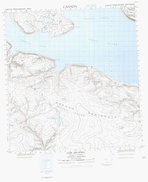 Cape Arundell Topographic Paper Map 059A06 at 1:50,000 scale