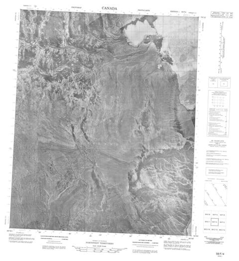 No Title Topographic Paper Map 059F04 at 1:50,000 scale