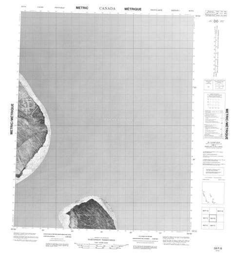 No Title Topographic Paper Map 059F06 at 1:50,000 scale