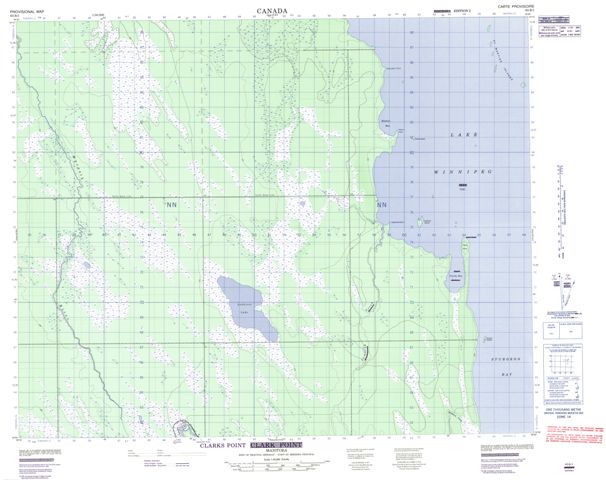 Clarks Point Topographic Paper Map 063B01 at 1:50,000 scale