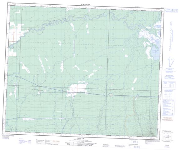 Roscoe Topographic Paper Map 063C13 at 1:50,000 scale