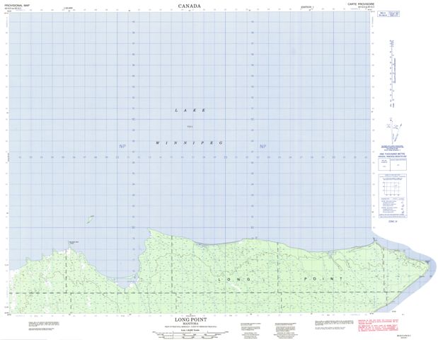 Long Point Topographic Paper Map 063G02 at 1:50,000 scale