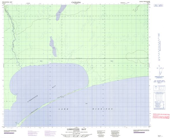Limestone Bay Topographic Paper Map 063G15 at 1:50,000 scale
