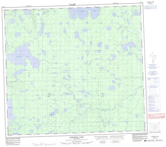 Christie Lake Topographic Paper Map 064A15 at 1:50,000 scale