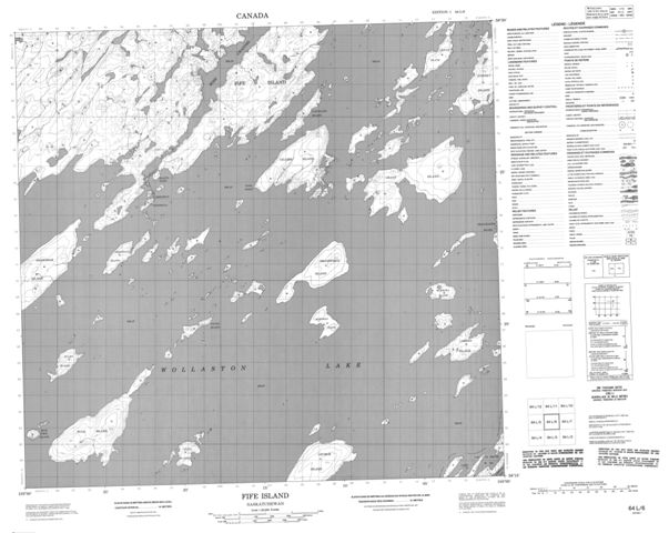 Fife Island Topographic Paper Map 064L06 at 1:50,000 scale