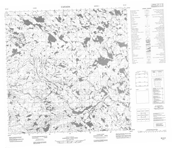 No Title Topographic Paper Map 065A02 at 1:50,000 scale