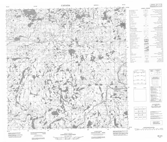 No Title Topographic Paper Map 065A05 at 1:50,000 scale