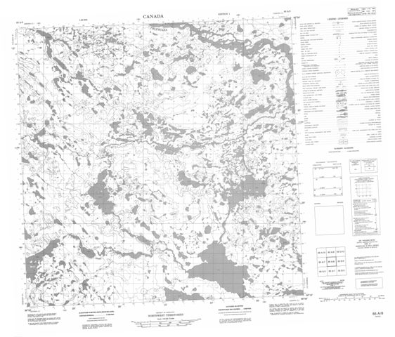 No Title Topographic Paper Map 065A08 at 1:50,000 scale