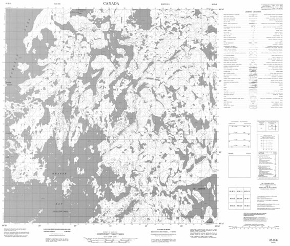 No Title Topographic Paper Map 065B06 at 1:50,000 scale