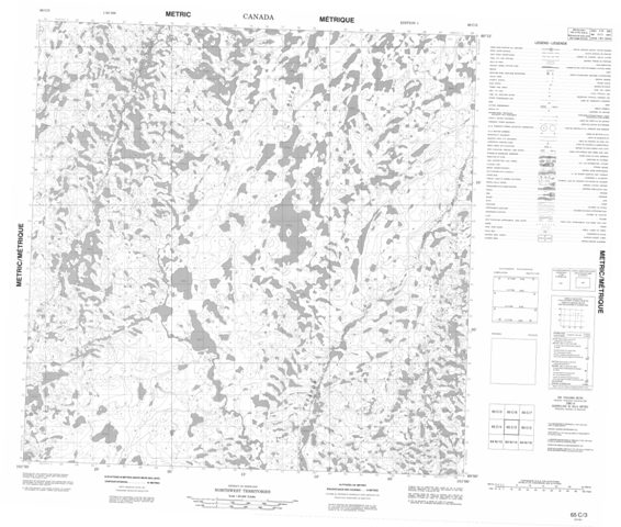 No Title Topographic Paper Map 065C03 at 1:50,000 scale