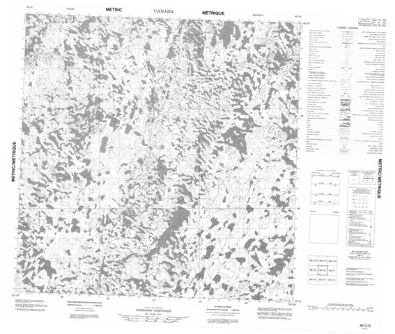 No Title Topographic Paper Map 065C06 at 1:50,000 scale