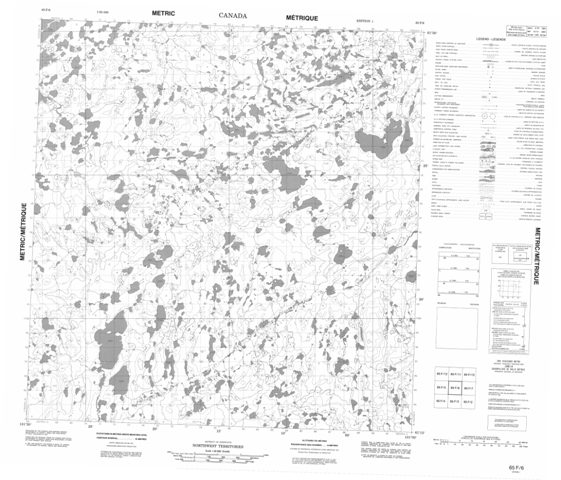 No Title Topographic Paper Map 065F06 at 1:50,000 scale