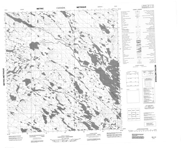 No Title Topographic Paper Map 065I02 at 1:50,000 scale