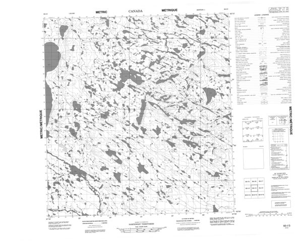 No Title Topographic Paper Map 065I03 at 1:50,000 scale