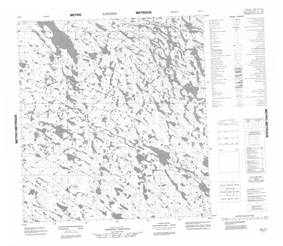 No Title Topographic Paper Map 065I07 at 1:50,000 scale