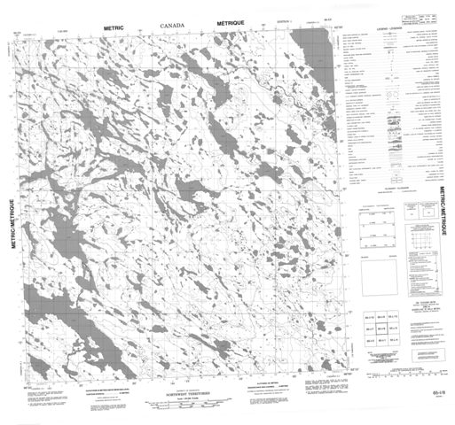 No Title Topographic Paper Map 065I08 at 1:50,000 scale