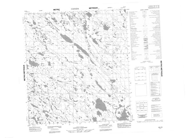 No Title Topographic Paper Map 065I09 at 1:50,000 scale