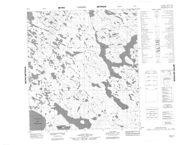 No Title Topographic Paper Map 065I11 at 1:50,000 scale