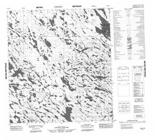 No Title Topographic Paper Map 065I14 at 1:50,000 scale
