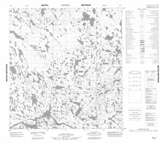 No Title Topographic Paper Map 065J07 at 1:50,000 scale