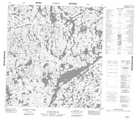 No Title Topographic Paper Map 065K02 at 1:50,000 scale