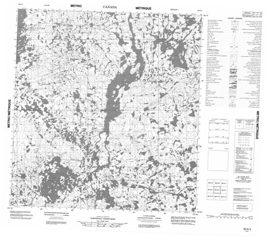 No Title Topographic Paper Map 065K03 at 1:50,000 scale