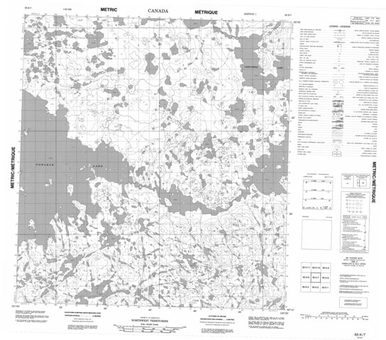 No Title Topographic Paper Map 065K07 at 1:50,000 scale