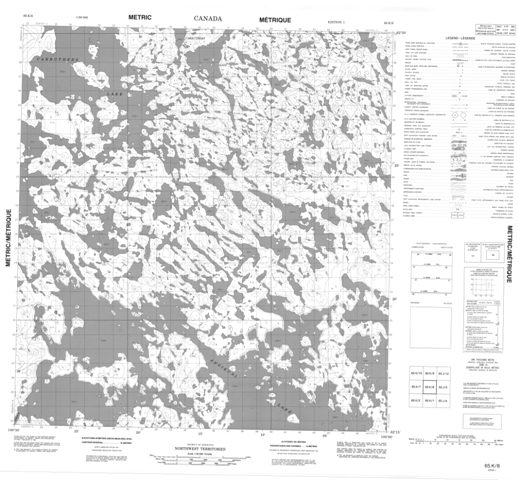No Title Topographic Paper Map 065K08 at 1:50,000 scale