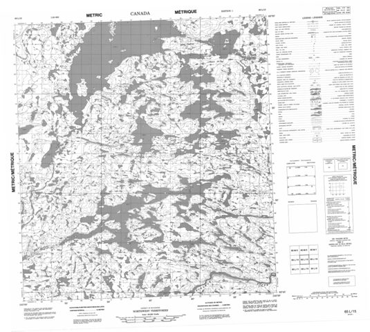 No Title Topographic Paper Map 065L15 at 1:50,000 scale