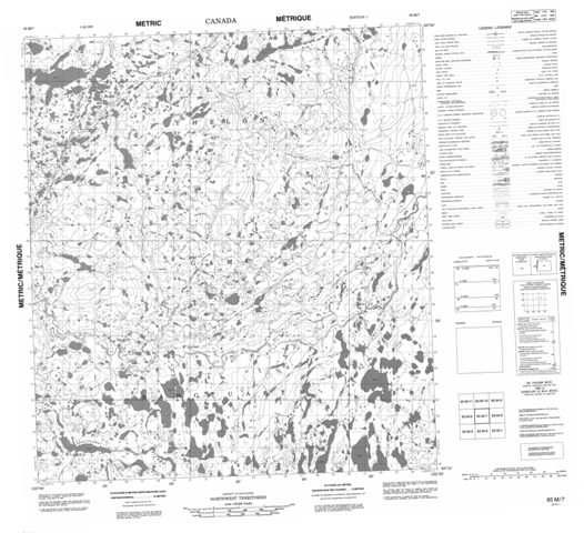 No Title Topographic Paper Map 065M07 at 1:50,000 scale