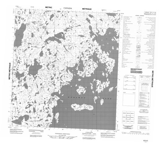 No Title Topographic Paper Map 065N05 at 1:50,000 scale