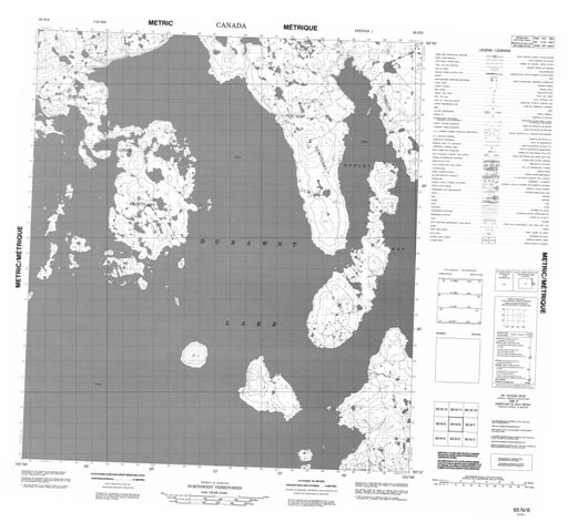No Title Topographic Paper Map 065N06 at 1:50,000 scale