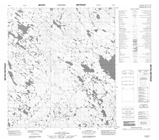 No Title Topographic Paper Map 065O02 at 1:50,000 scale