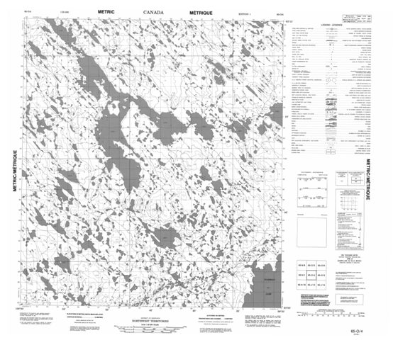 No Title Topographic Paper Map 065O04 at 1:50,000 scale
